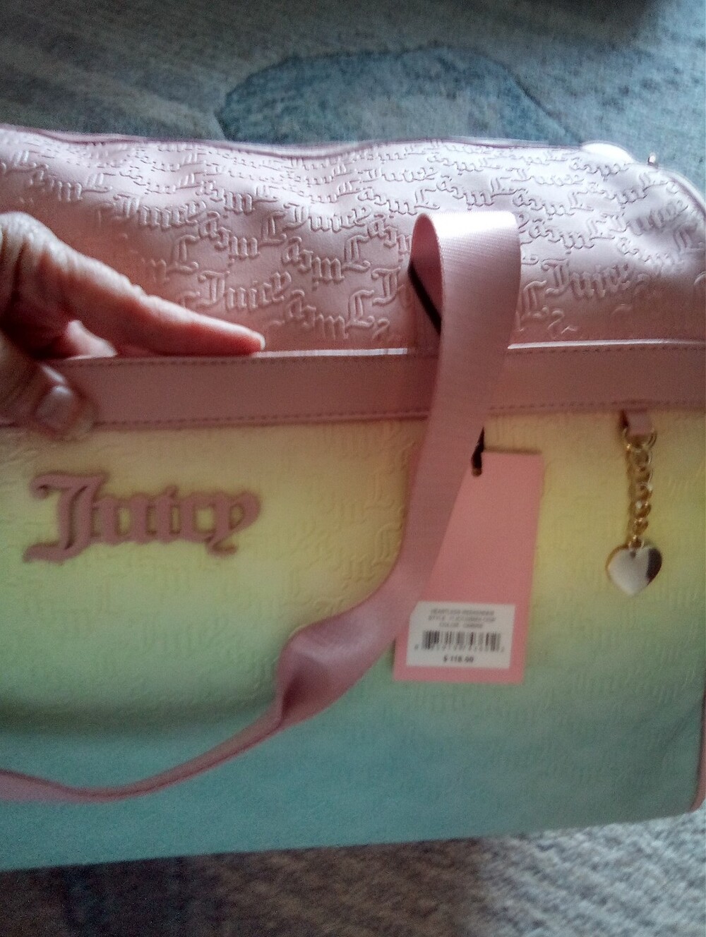 Juicy Couture Cute Pastel Ombre Weekender (Excellent Price!!)